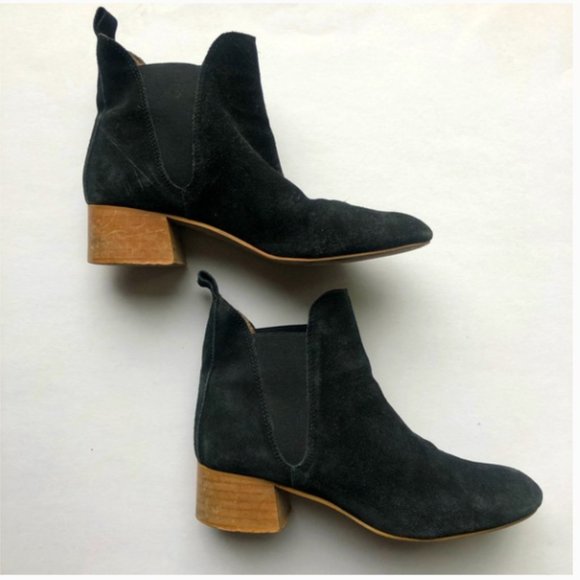 Topshop Suede Black Boots | Suede Boots | Black Boots - Picture 2 of 11